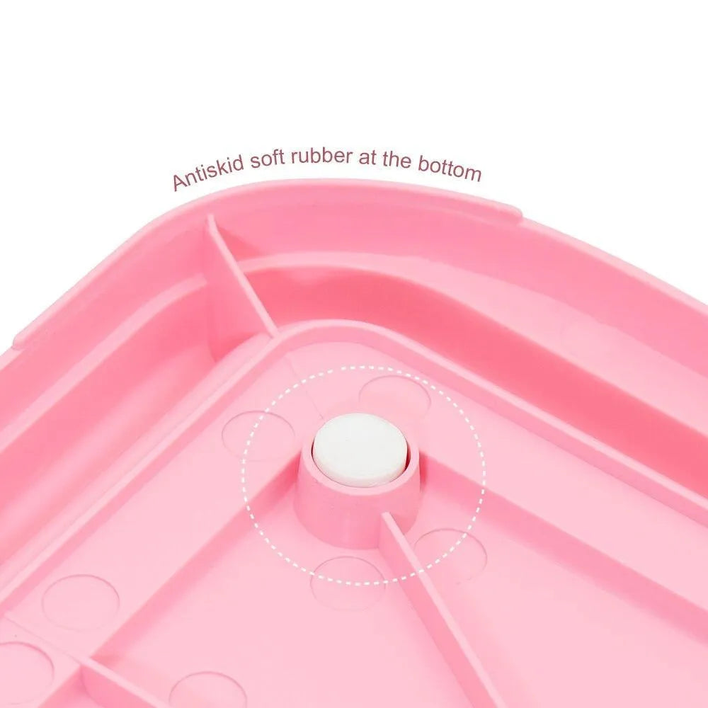 Dog toilet urinal inducer, blue or pink, 47x35x6cm indoor puppy training tray
