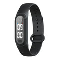 Ultrasonic electronic watch mosquito repellent device in black colour on wrist