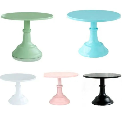 Three-tier 25cm dessert table tray in black, white, pink, or gold colours for party food display
