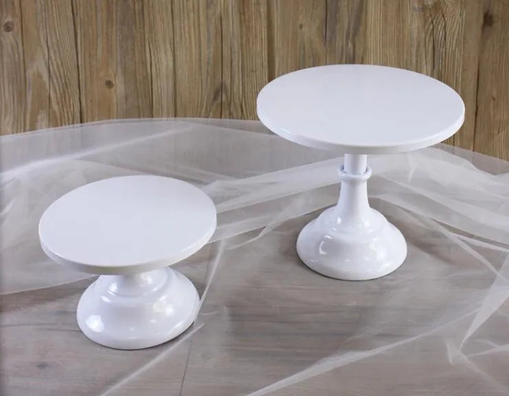 Three-tier 25cm dessert table tray in black, white, pink, or gold colours for party food display