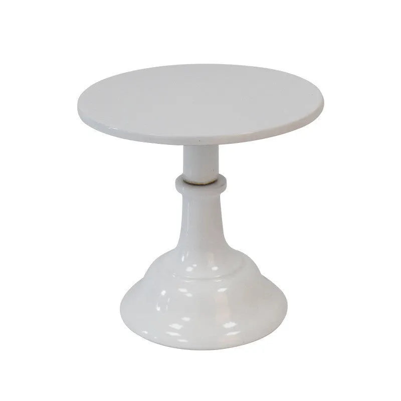 Three-tier 25cm dessert table tray in black, white, pink, or gold colours for party food display