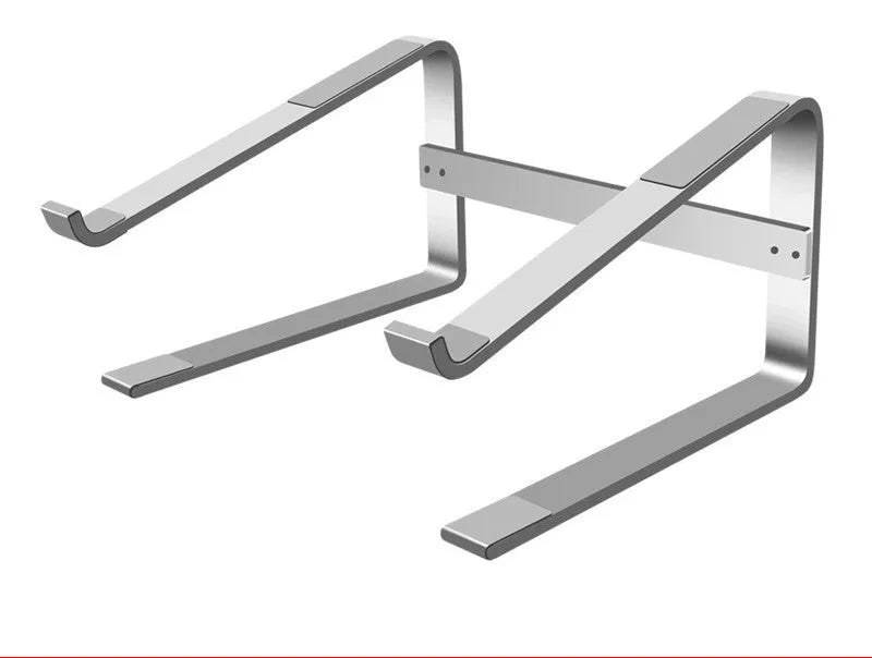 Aluminium alloy notebook bracket stand with 260 mm width in black finish