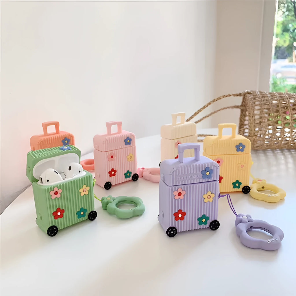 Silicone flip-cover for AirPods 1st and 2nd generation in six colour options