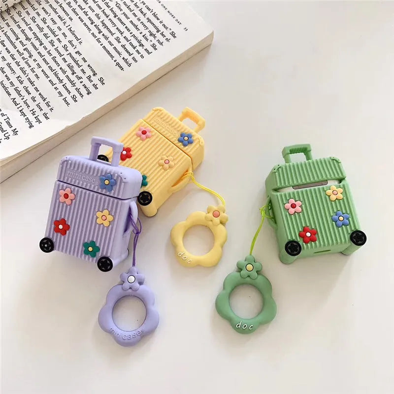 Silicone flip-cover for AirPods 1st and 2nd generation in six colour options