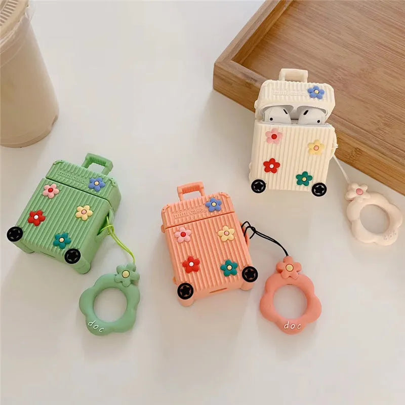 Silicone flip-cover for AirPods 1st and 2nd generation in six colour options