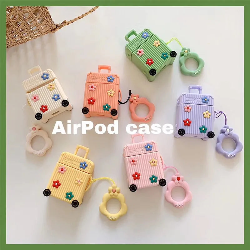 Silicone flip-cover for AirPods 1st and 2nd generation in six colour options