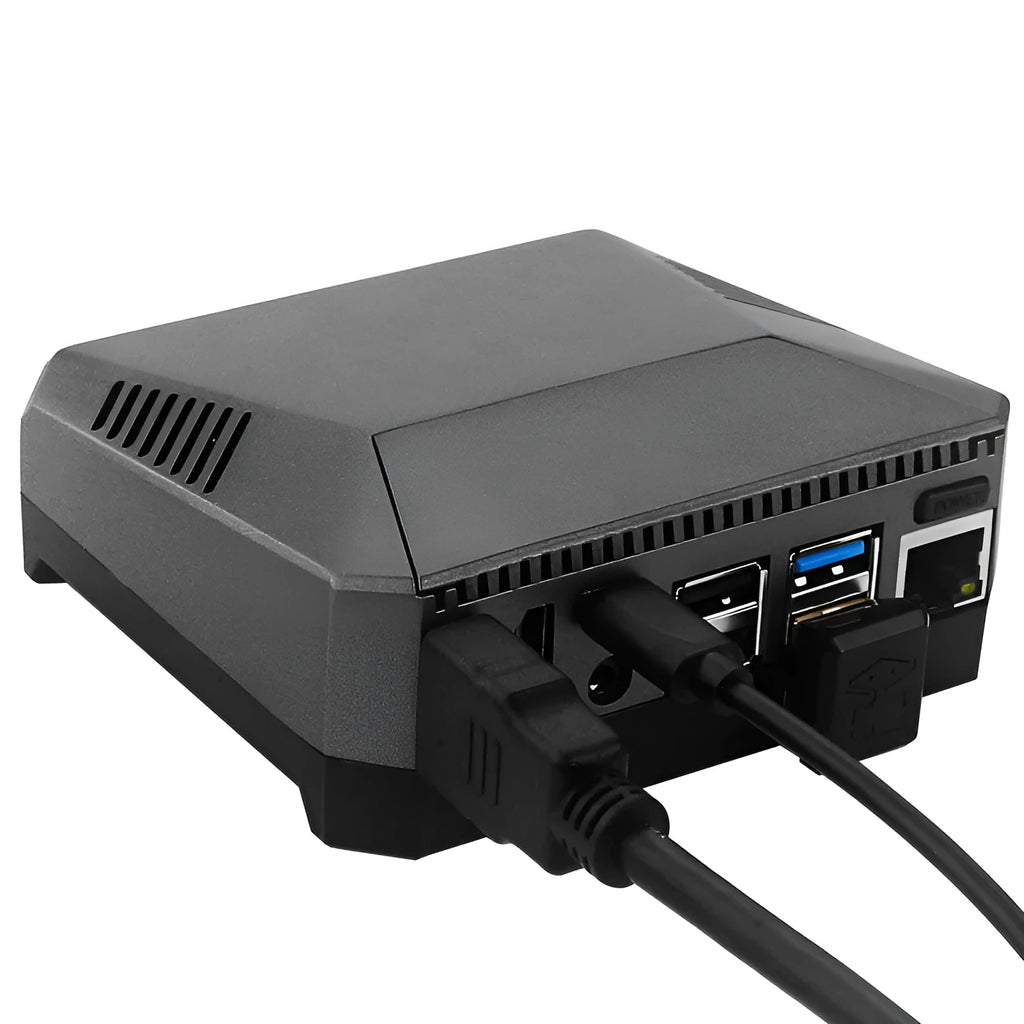 Aluminium alloy protective case with integrated fan for M.2 hard drive expansion board
