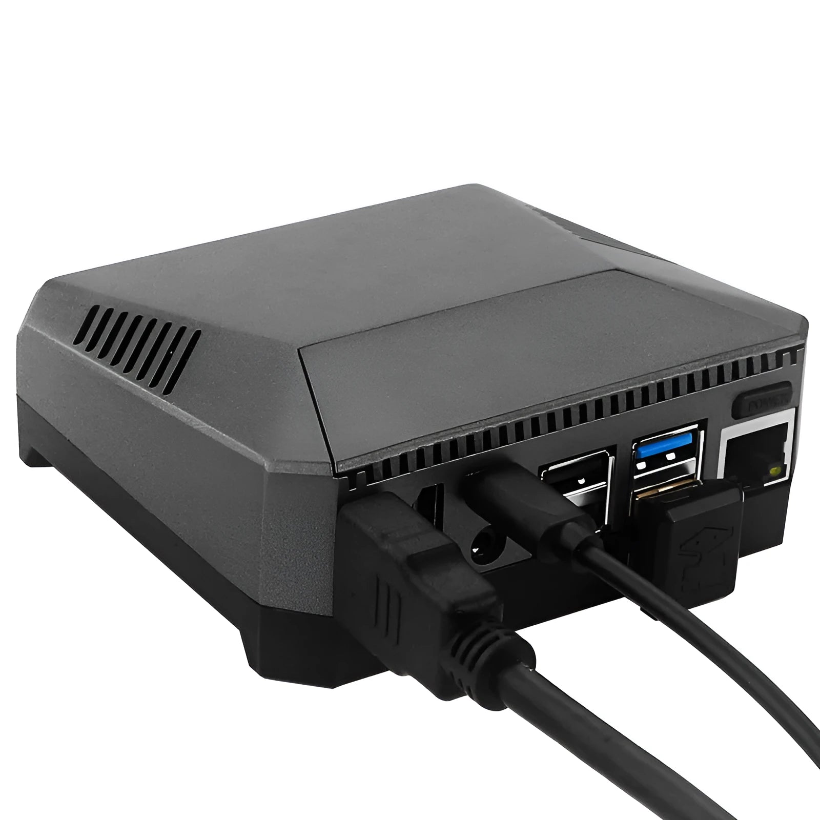 Aluminium alloy protective case with integrated fan for M.2 hard drive expansion board