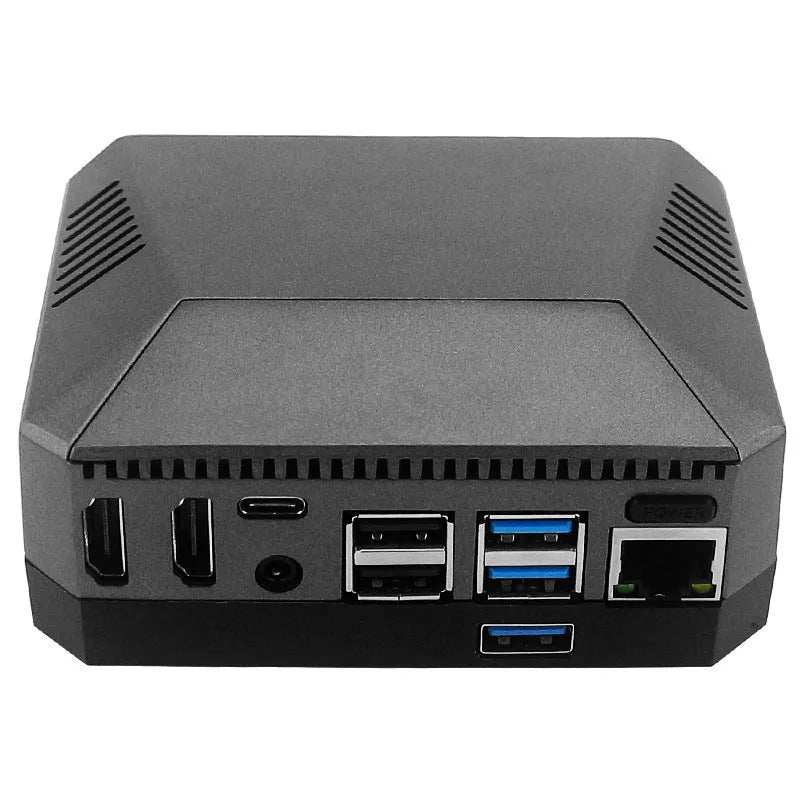 Aluminium alloy protective case with integrated fan for M.2 hard drive expansion board