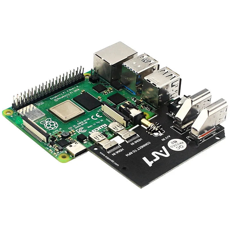 Aluminium alloy protective case with integrated fan for M.2 hard drive expansion board
