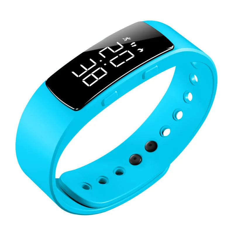 Digital sports watch with luminous display and 40mm dial in multiple colour options