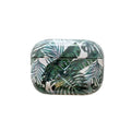Blue banana leaves tropical design AirPods protective case for AirPods 1/2 generation and AirPods Pro models