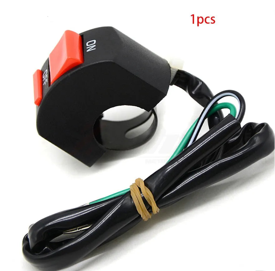 Waterproof LED motorcycle headlight auxiliary spotlight, 3000LM, IP54, aluminium alloy, black silver blue yellow options.