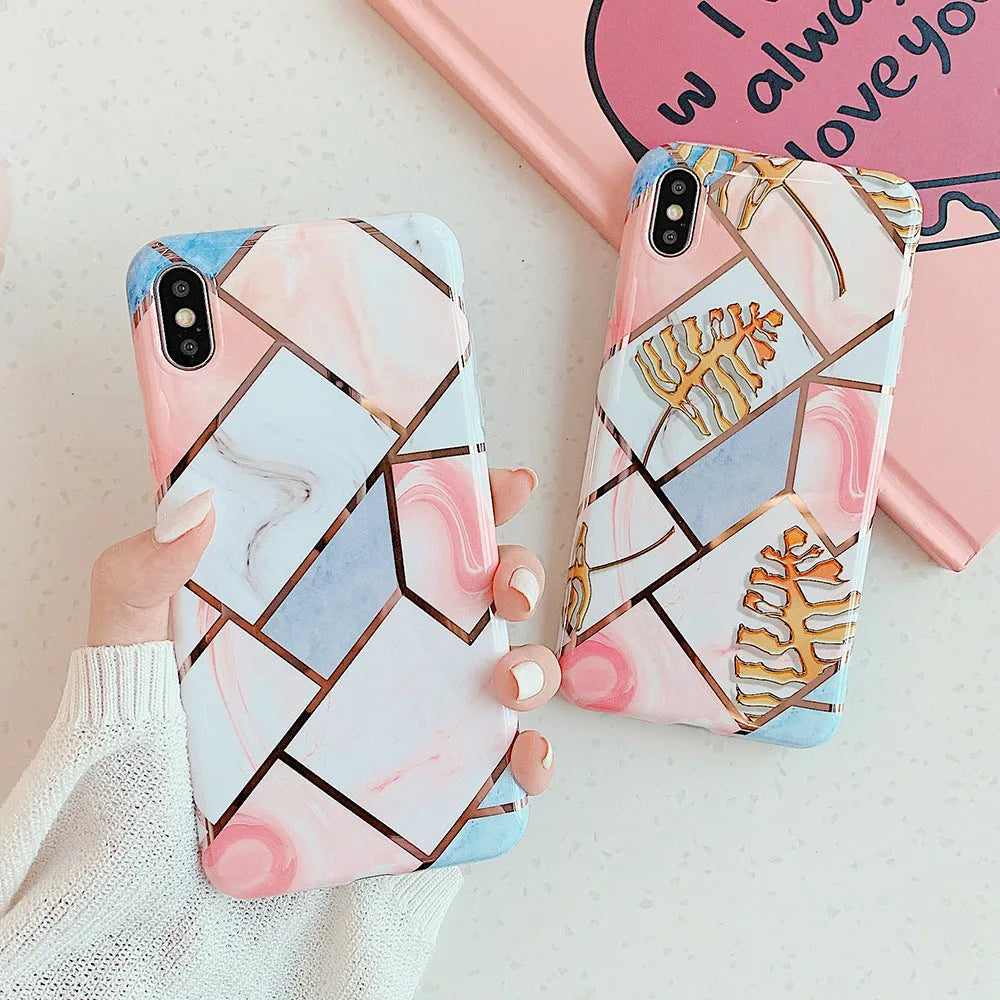 Silicone gel protective case for iPhone in Style C, shown fitted to a phone.