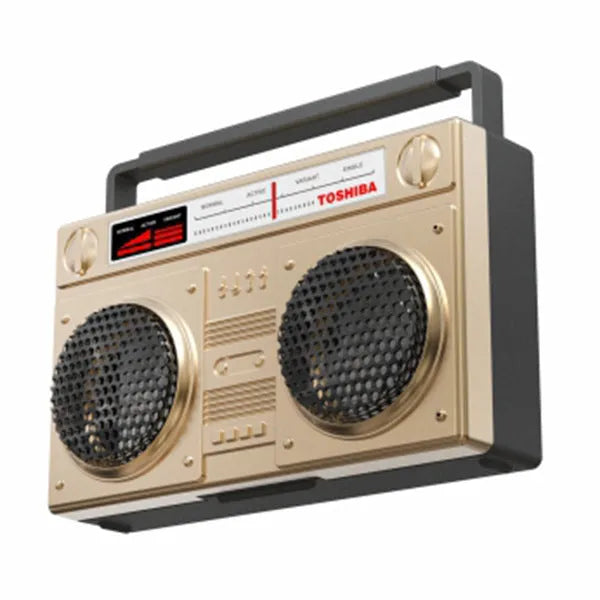 Retro cassette design car air vent diffuser in gold or silver zinc alloy