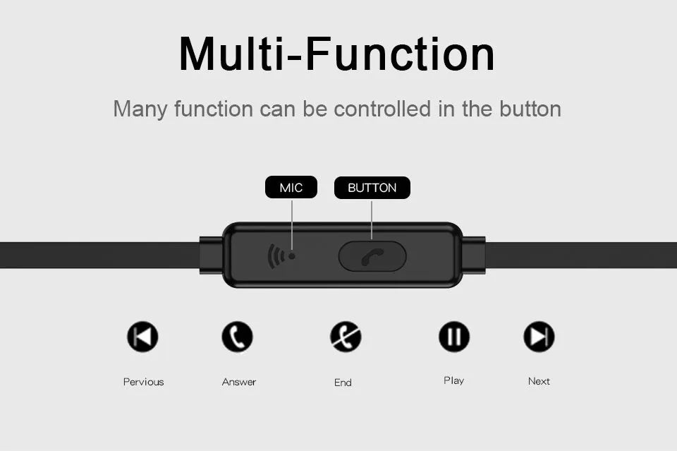 Sport running earhook earbuds with microphone in black blue, black gray, white gold, and white silver colours.