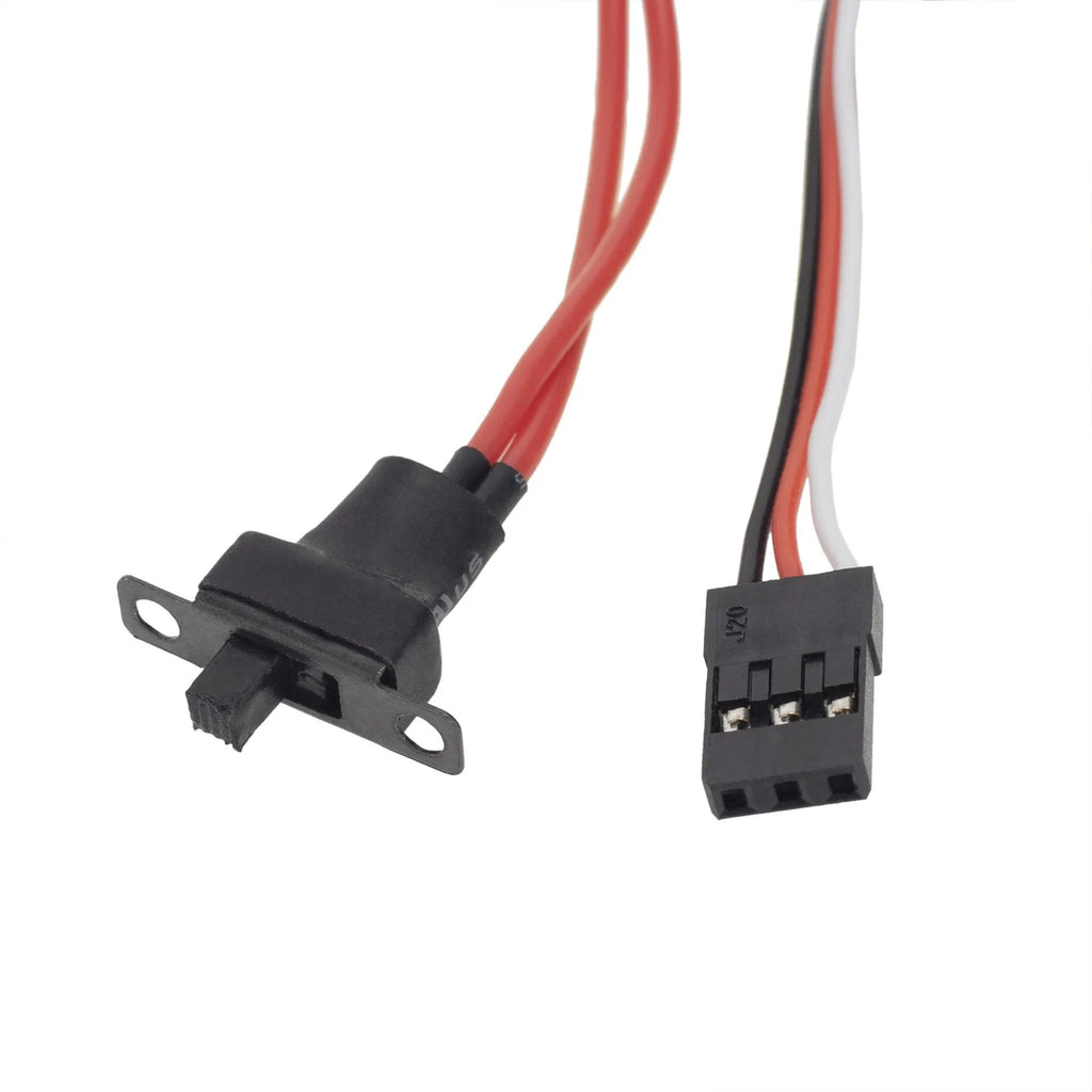 Small Boat 40A brushed electronic speed controller for RC models with connectors and adjustable climbing mode