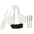 Silver metal chain grinding band saw blade with 100 teeth measuring 20mm full length for electric grinder accessories