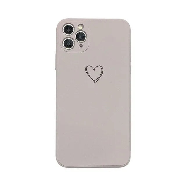 Silicone iPhone back cover case in multiple colours showing TPU material and precise model compatibility