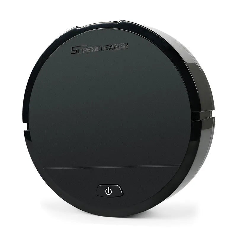Intelligent robot vacuum cleaner in black, red or white colours with sweep and suction function