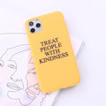 Printed TPU mobile phone case for iPhone with a colourful screen printed design on the back.