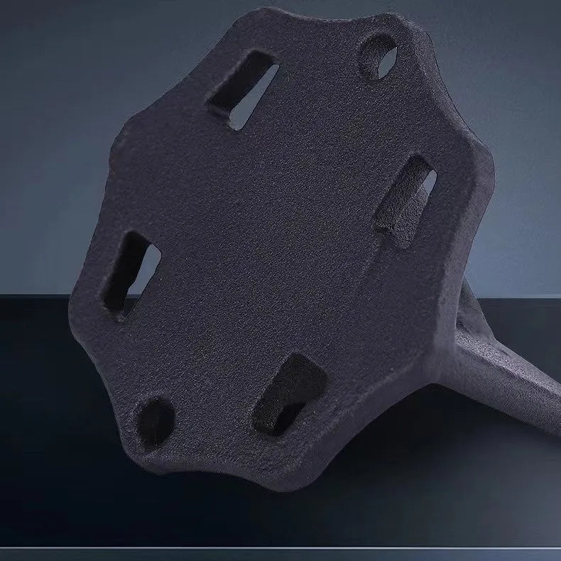 Small square wood splitter with cast iron head for household wood cutting