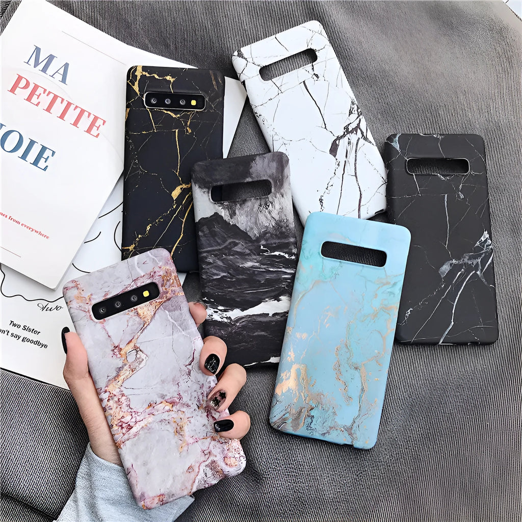 Marble pattern polycarbonate phone case for Samsung Galaxy devices