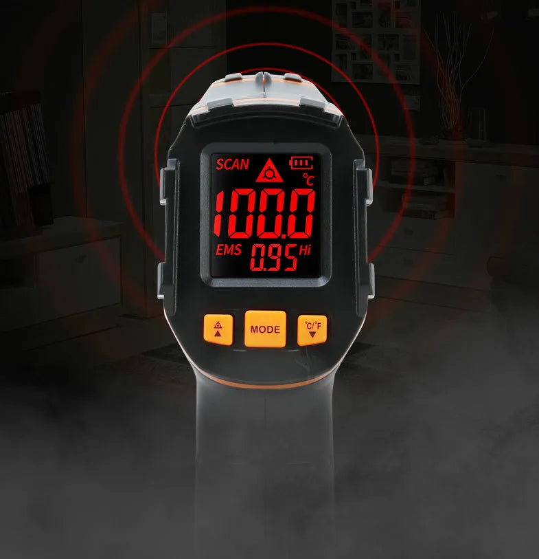 ST390A handheld infrared temperature gun for non-contact surface measurement.