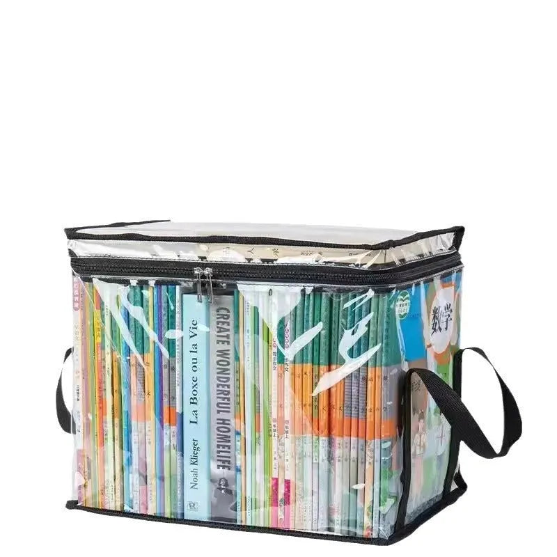 Large foldable water buggy bag with transparent side panels in black or white, showing 24-litre capacity