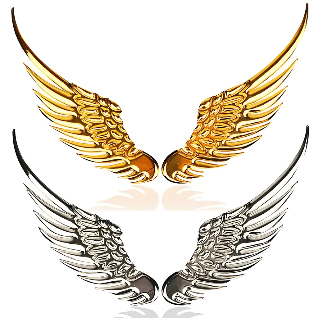 3D car window glass labeling stickers in gold or silver for car modification supplies