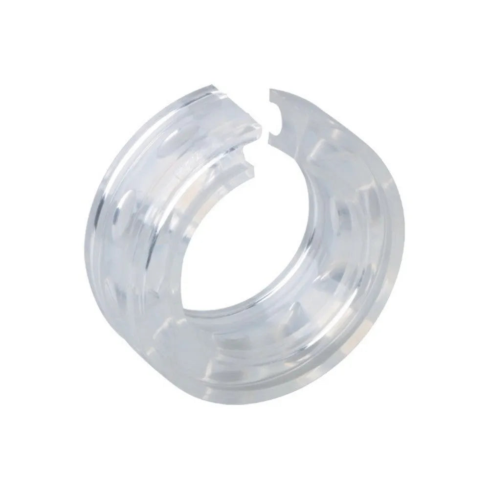 Transparent rubber shock absorber buffer for car spring modification