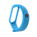 Silicone replacement wristband for XIAOMI MI Band 3 fitness tracker in multiple colour options