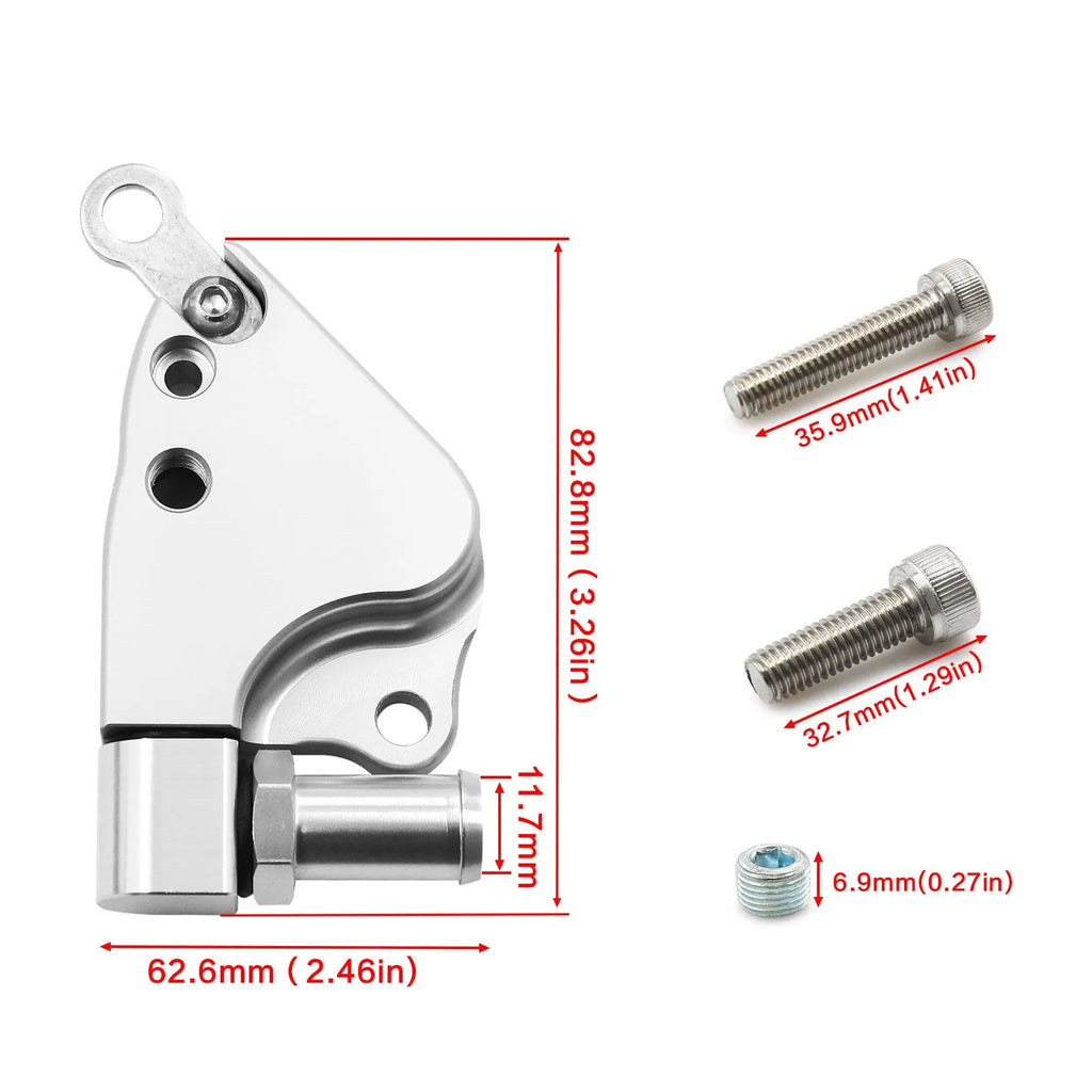 Honda K series intake manifold coolant adapter for K20 and K24 engines with mounting hardware