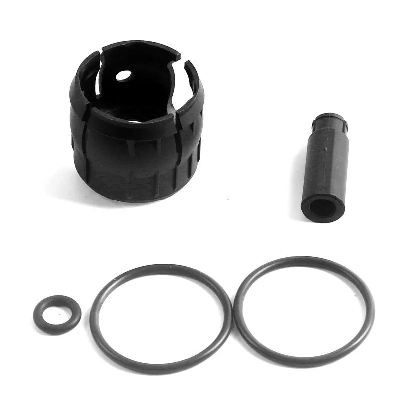 Black automotive plastic gear lever replacement parts for Vauxhall Opel Saifeili, shown as a set.
