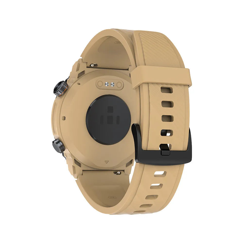 MG02 smart watch with Bluetooth calling and health monitoring features on wrist