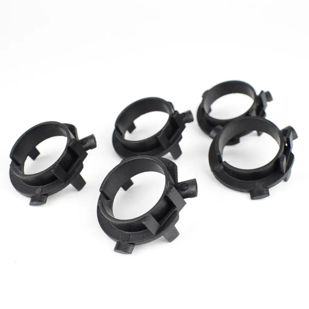 Black ABS plastic headlight adjustment card holder for compatible car models.
