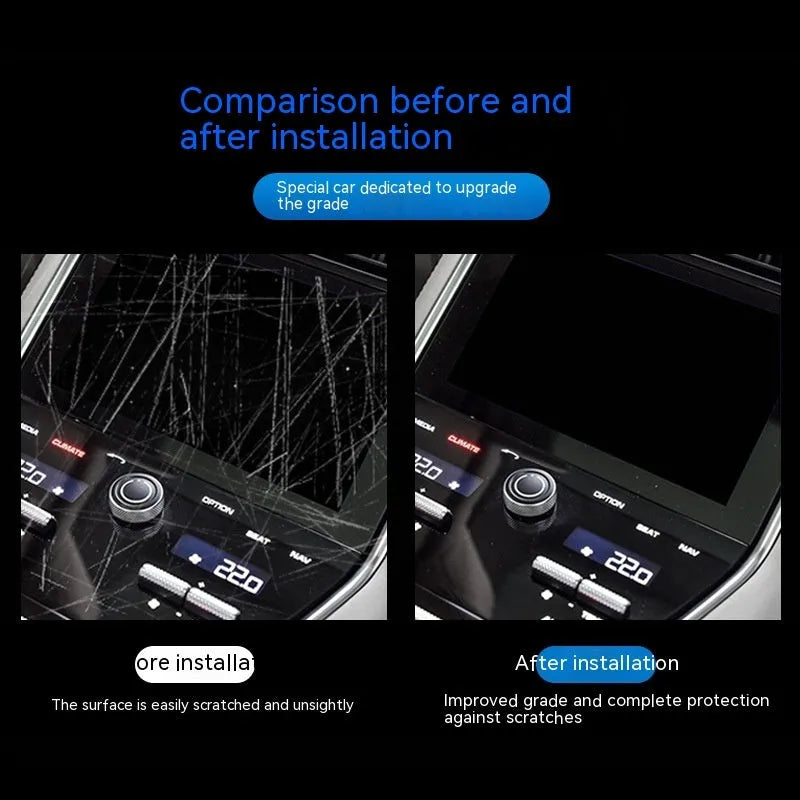 Transparent TPU protective film for BMW 3 Series dashboard and interior panels
