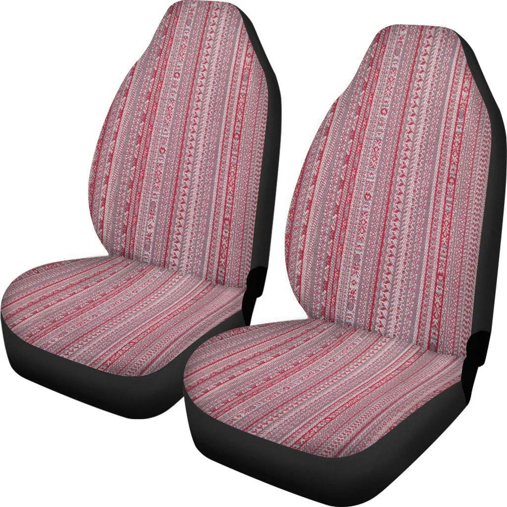 Cow spot leopard print retro pattern car seat covers for universal five-seat vehicles