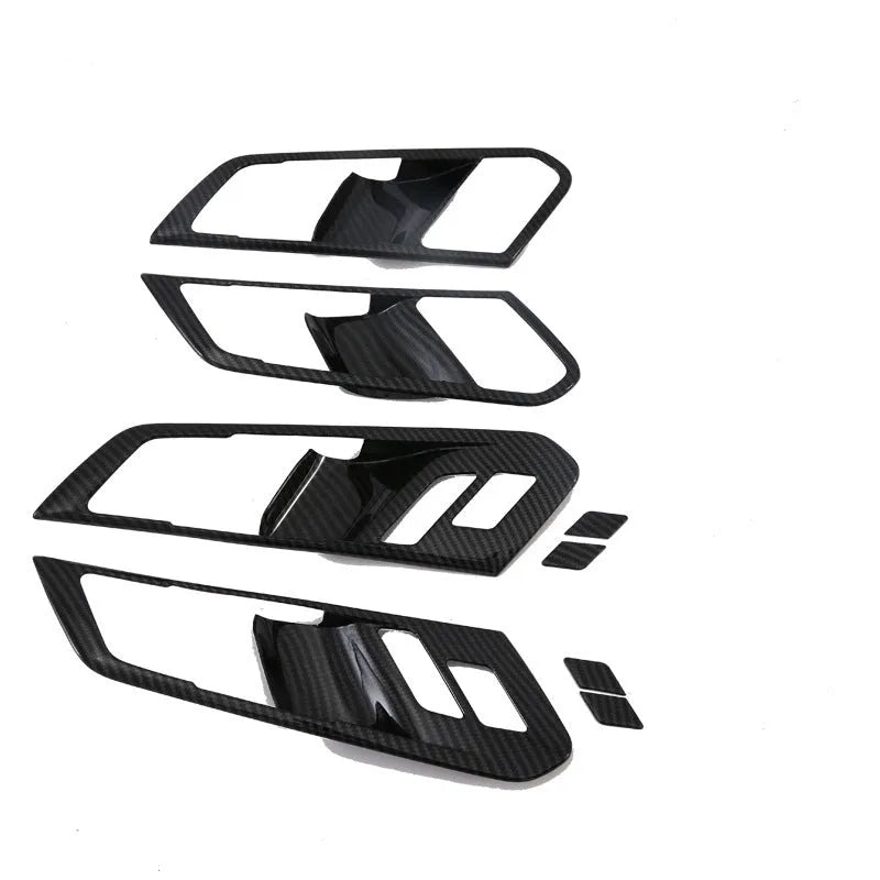 Black ABS plastic cup holder decoration for 2019 BMW X5 central control panel
