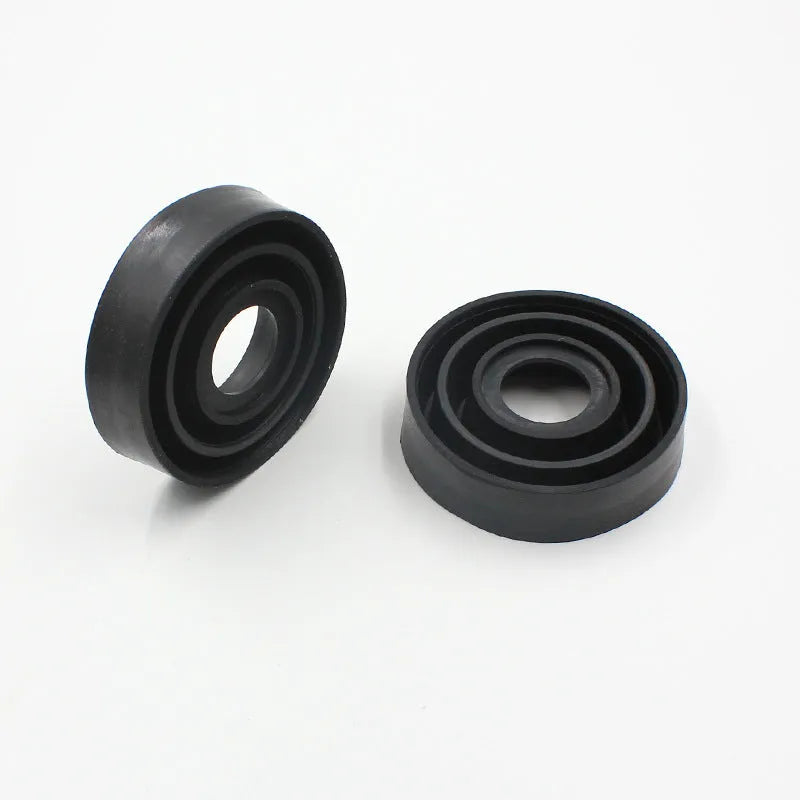 Silicone car headlight dust cover showing Type A closed and Type B open designs for 12V vehicles