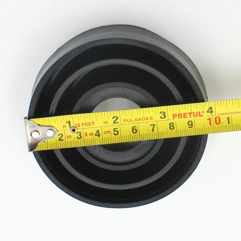 Silicone car headlight dust cover showing Type A closed and Type B open designs for 12V vehicles