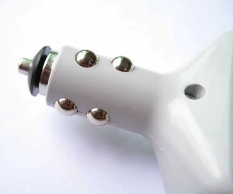 Car cigarette lighter charger with USB port for mobile phone charging