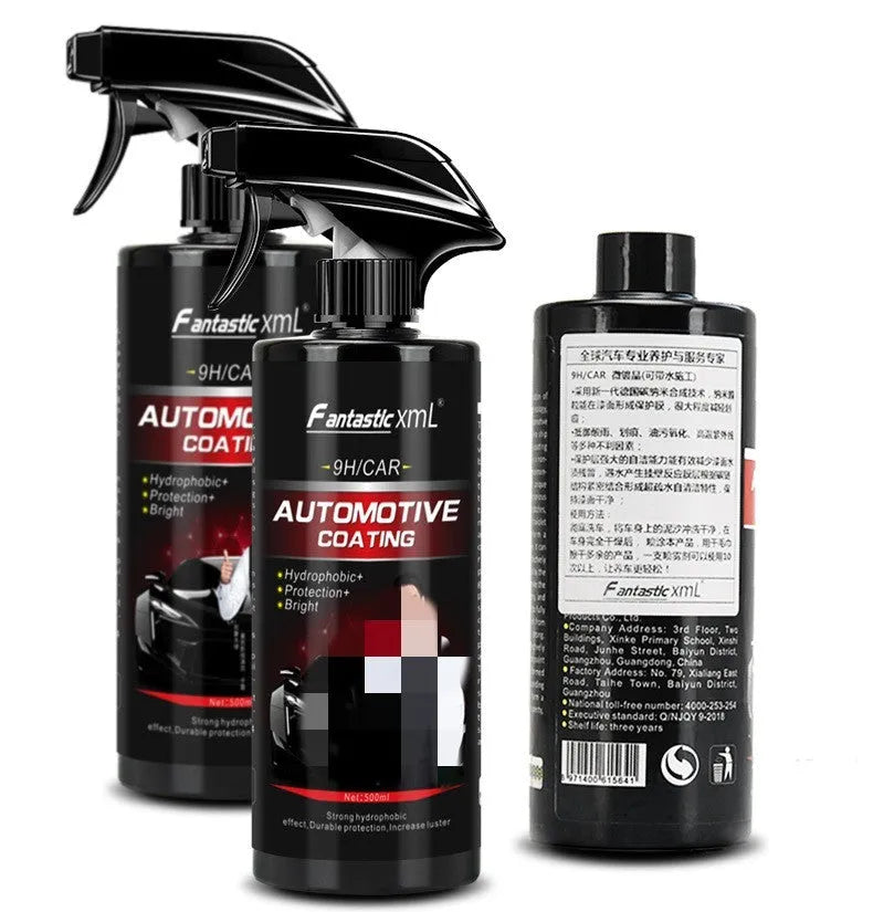 500ml automotive coating agent paint spray bottle with application towel for car paint protection
