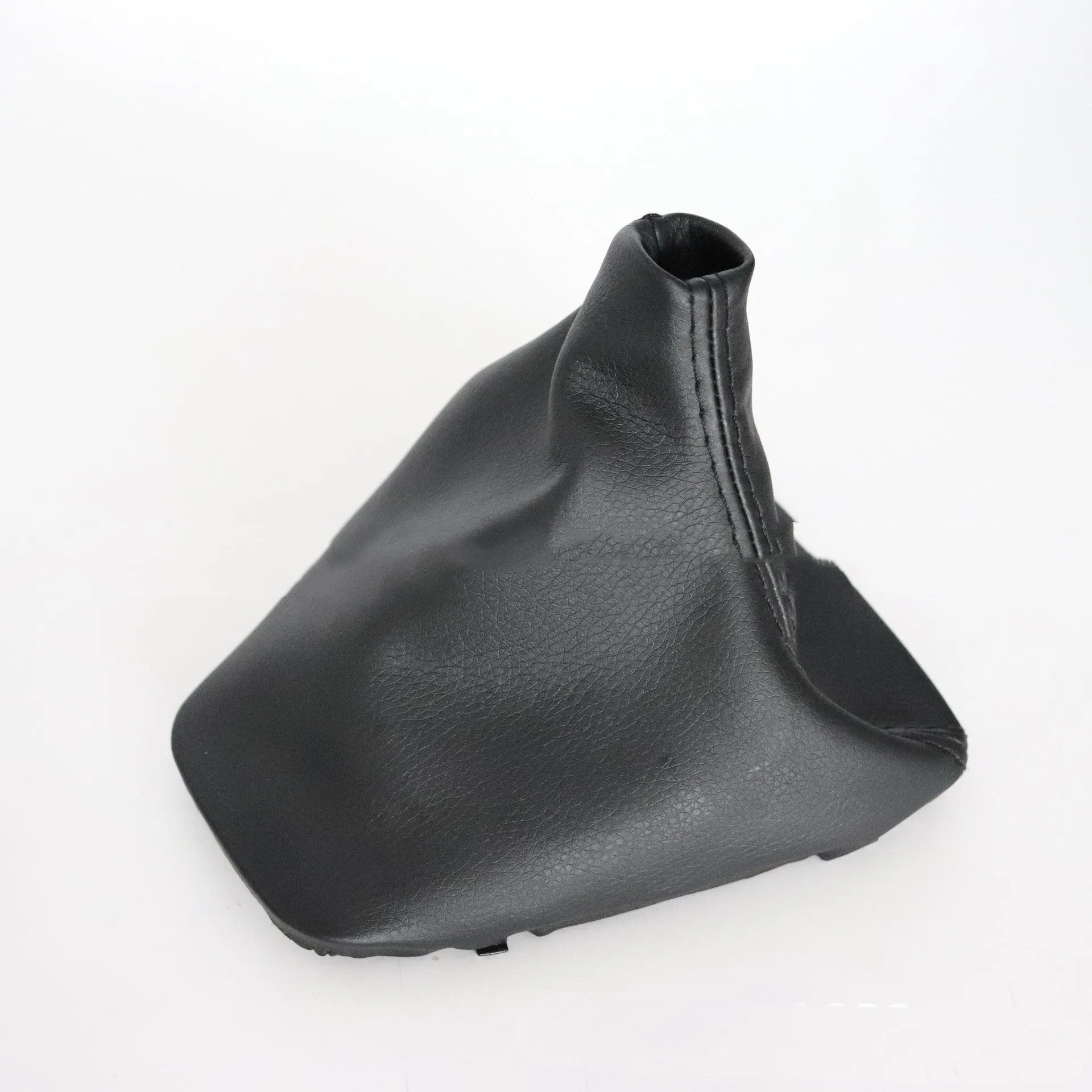 Black PU leather gear dust cover for BMW 3 Series E90 E91 E92 E93 models.