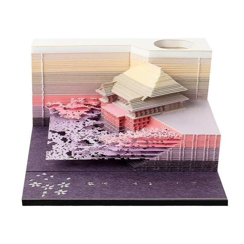 One Piece anime architectural sticky notes notepad in 80x45 mm size with craft paper