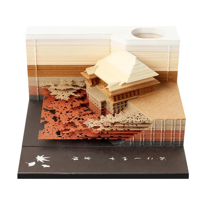 One Piece anime architectural sticky notes notepad in 80x45 mm size with craft paper