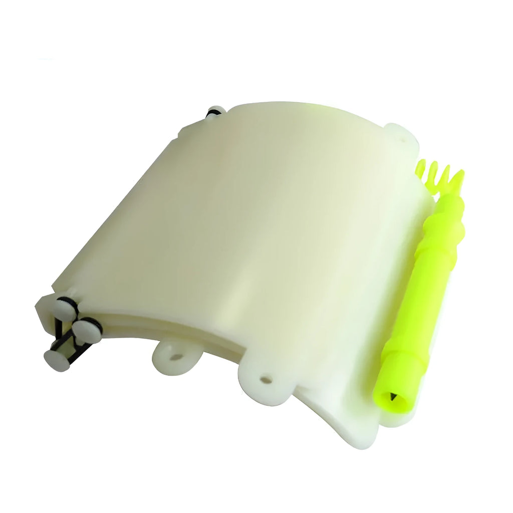 White luminous underwater handwriting wristboard for diving with pencil and O-ring