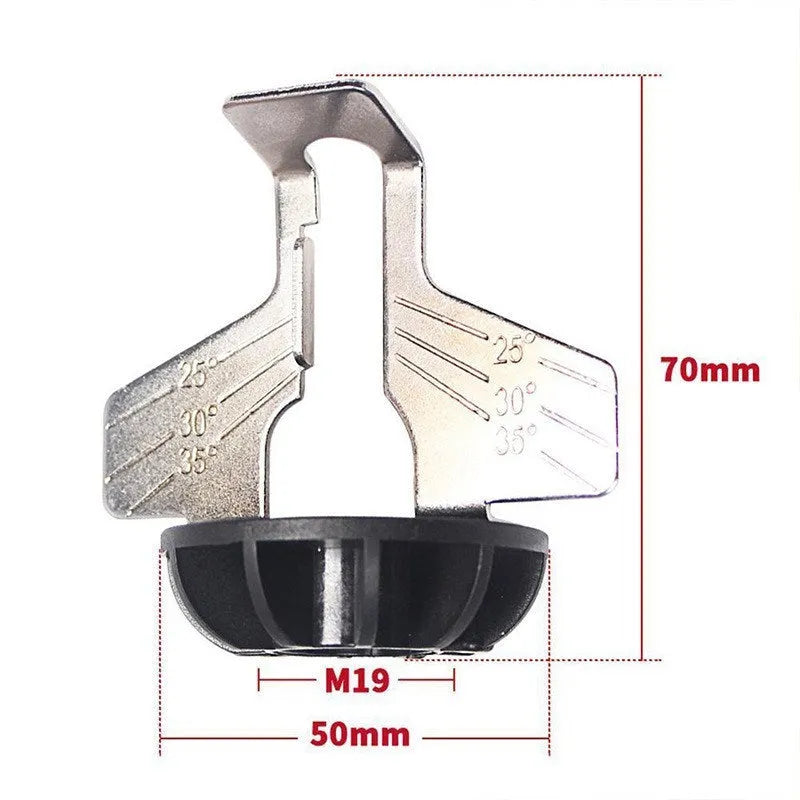 Silver metal chain grinding machine with 20mm band saw blade and 100 teeth for mini electric grinder accessories