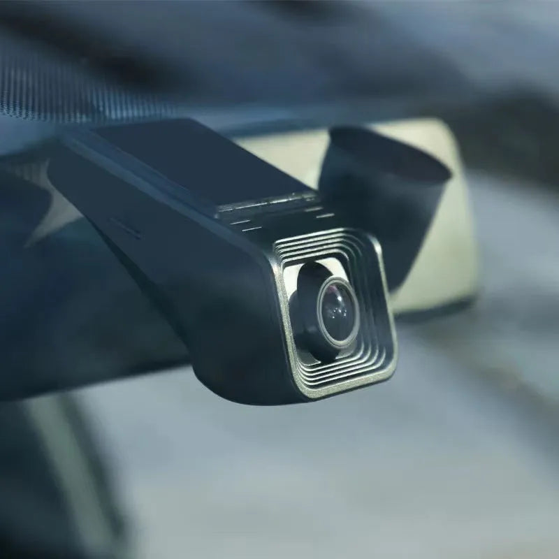 1080p HD night vision car dash camera with mobile app control and parking surveillance mode