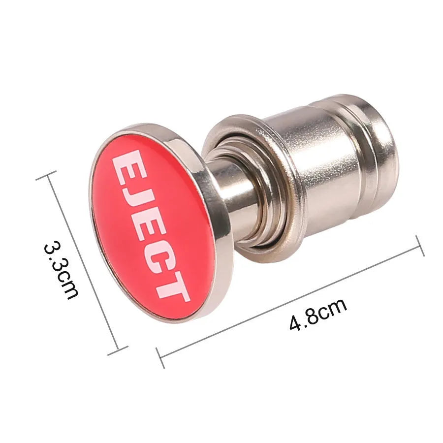 12V universal vehicle cigarette lighter with metal and plastic body and heat resistant ceramic protector, available in red and blue